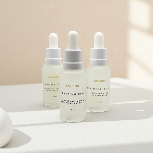 Glow Lab Trio – Active Serum Set with Hyaluronic Acid, Niacinamide & Peptides