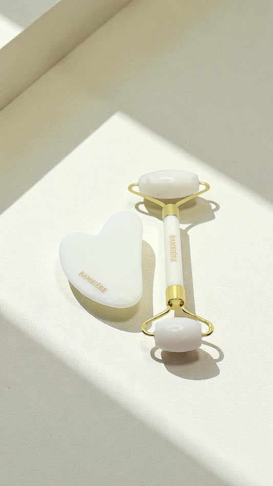 White Jade Facial Tools | Certified Natural Stone