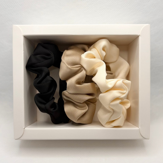 Mulberry Silk Scrunchies