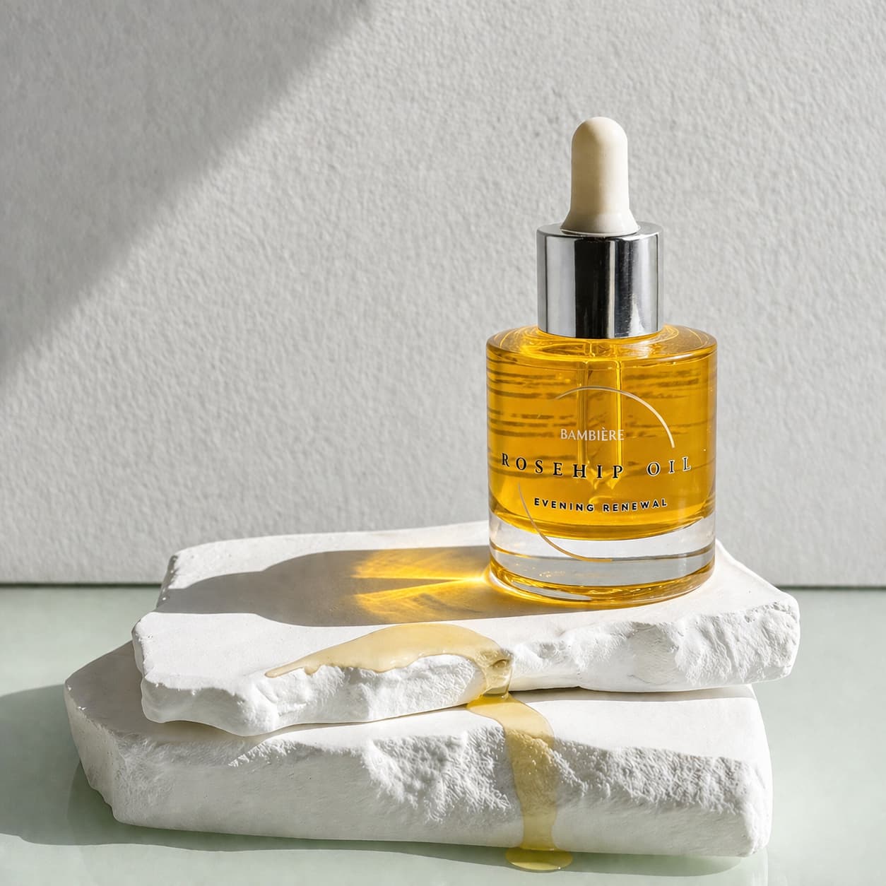Rosehip Oil | Evening Renewal Face Oil for Overnight Repair - Bambière