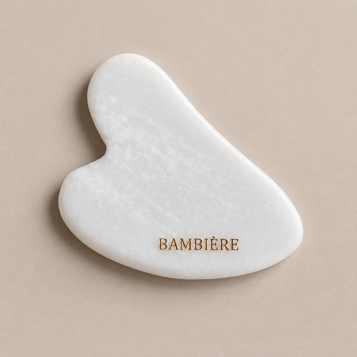 White Jade Facial Tools | Certified Natural Stone - Bambière